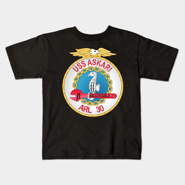 USS - Askari (ARL-30) Kids T-Shirt by twix123844